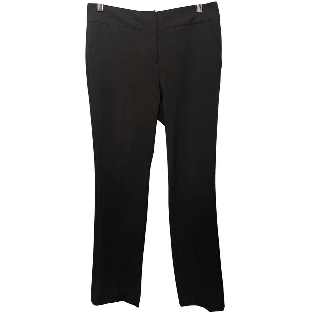New York & Company 7th Avenue Design Studio Black Bootcut Dress Pants Size 4‎